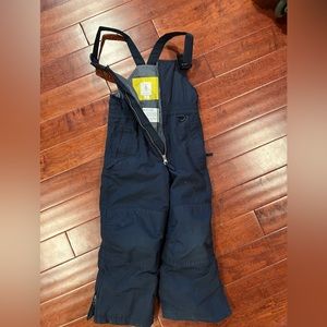 Kids Lands End snow bibs, size small